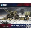 Rubicon Models 280127 , M2A3 75mm Field Gun z Załogą – Armata Polowa US Army WWII